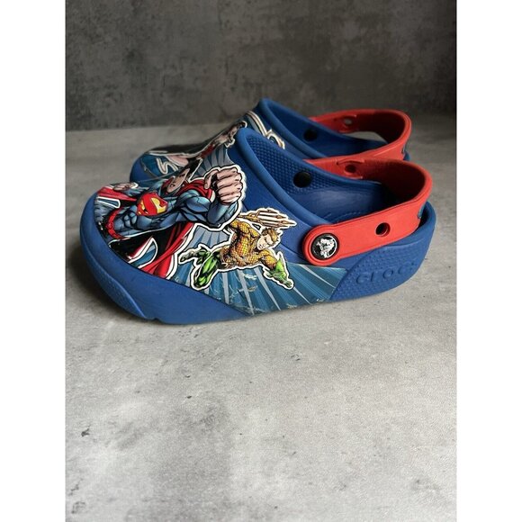 Crocs Justice League Size C 13 Light Up Clogs - Picture 3 of 16